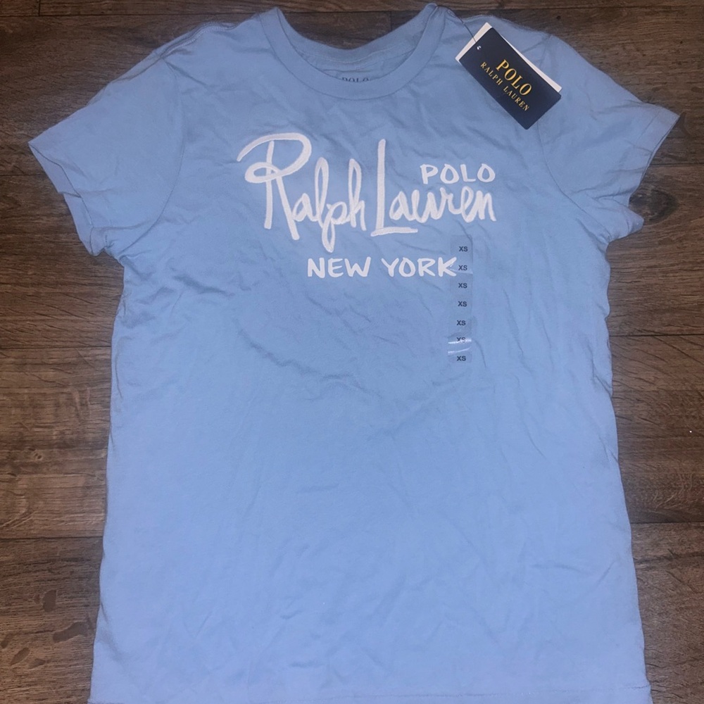 Polo by Ralph Lauren Light Blue Logo T‑Shirt